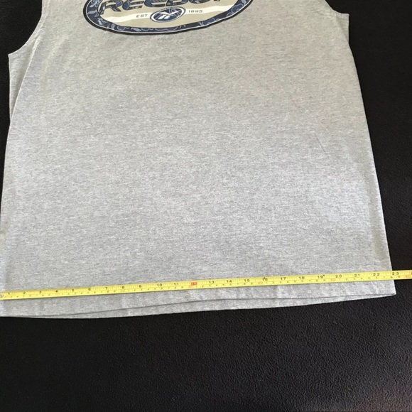 Reebok International Est 1895 Spelled Out Logo Rare Men’s Sleeveless T-shirt - Picture 5 of 12